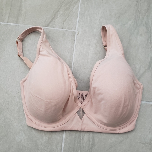 ThirdLove 24/7 Cotton Plunge Bra Lightly Lined Underwire - Picture 2 of 6